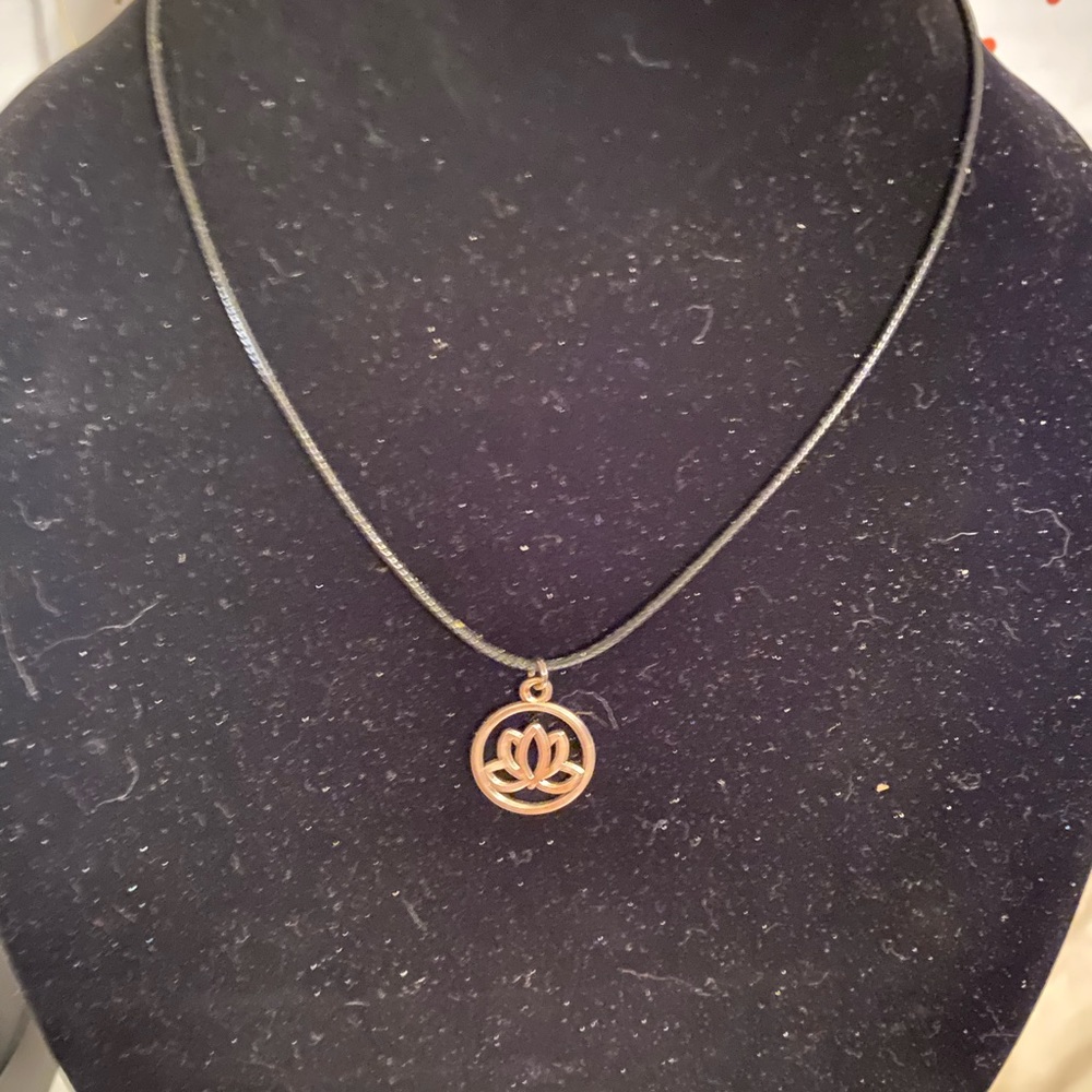 Lotus flower necklace